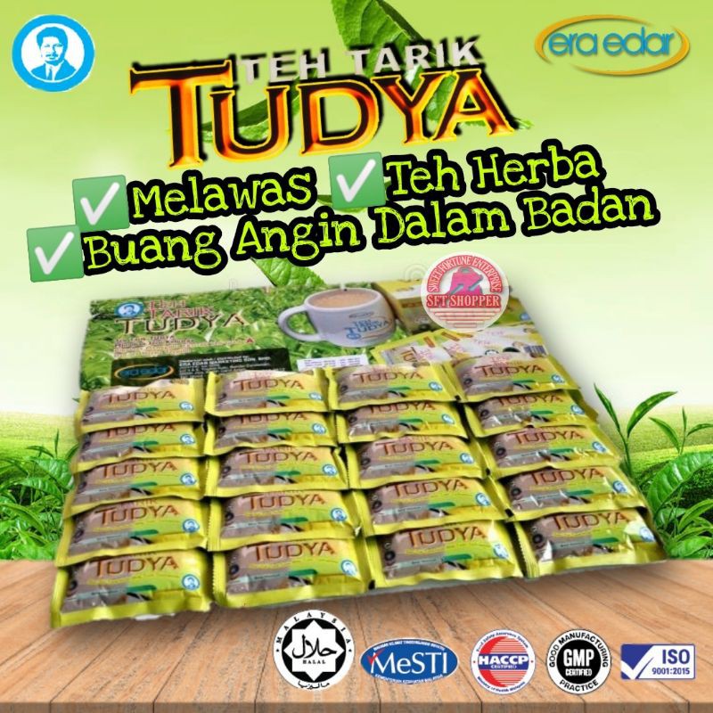 Teh Tarik Tudya Teh Grade A Teh Pucuk Teh Herba Untuk Masalah Angin Dalam Badan Herba Tempatan 2589