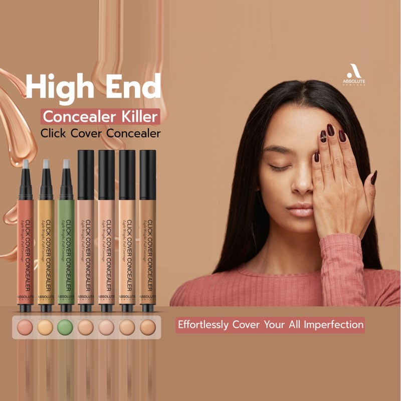 [COTD] ABSOLUTE New York Click Cover Concealer | Shopee Malaysia