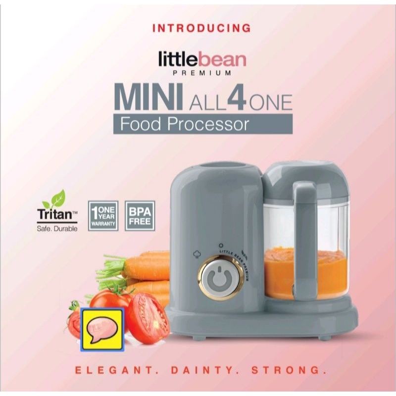 🔥CLEARANCE🔥Little Bean Premium MINI All4One Baby Food Processor