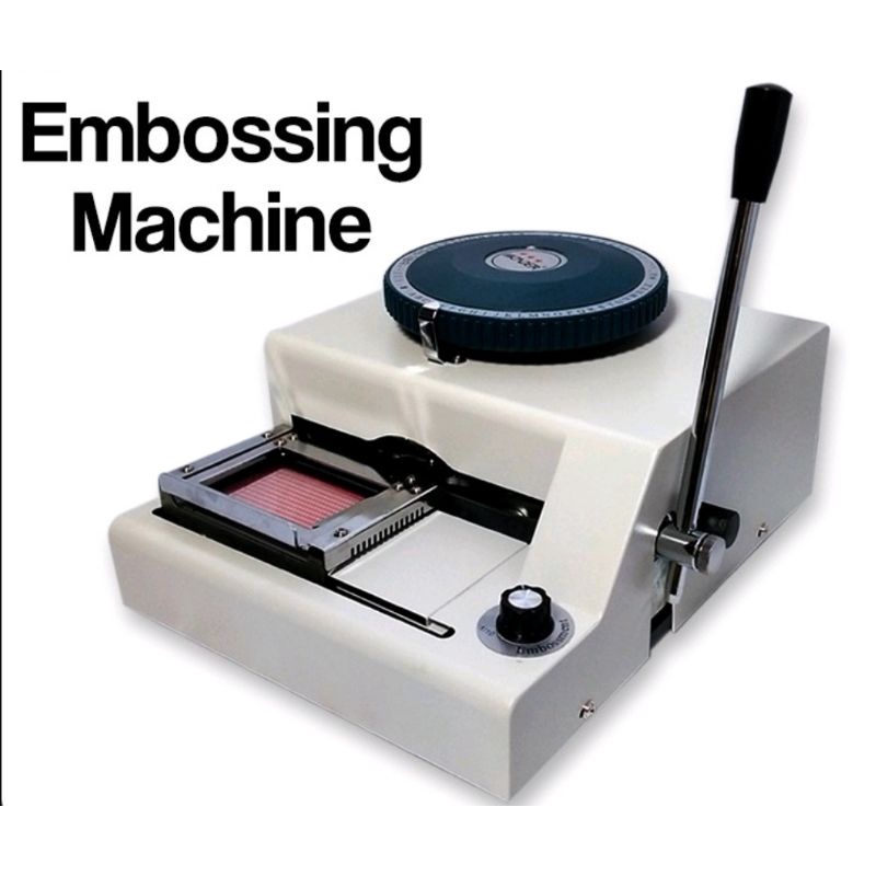 Card Embossing Machine (LettersNumbersSymbols) Shopee Malaysia