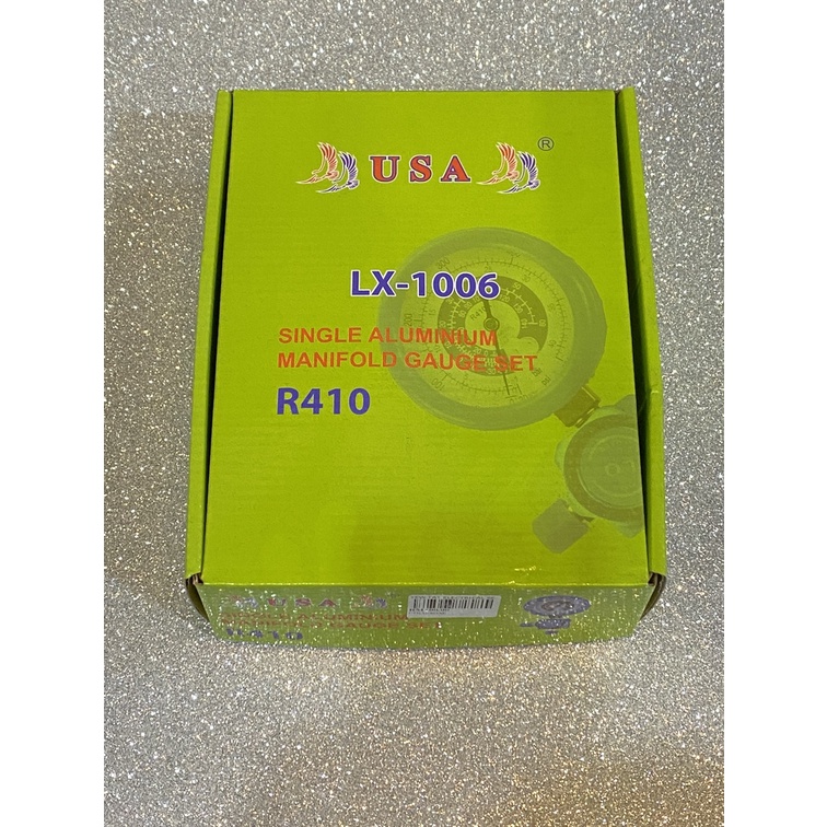 USA SINGLE ALUMINIUM MANIFOLD GAUGE / GAS METER R410 | Shopee Malaysia