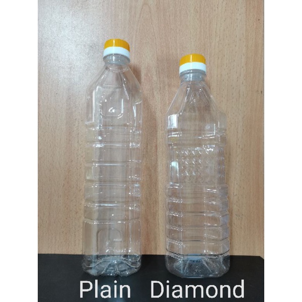 Botol kosong / Empty mineral water bottle / 1000ml / 1ltr /Round/Square ...