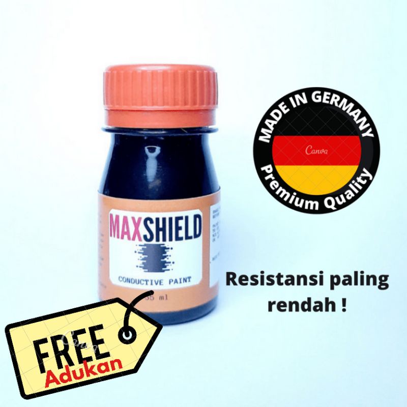 Maxshield CONDUCTIVE PAINT 45ml CONDUCTIVE Carbon PAINT made in