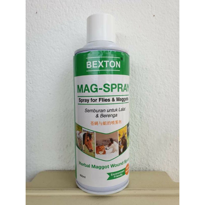 Exp2025 July /400ml BEXTON MagSpray for Flies & Maggots Pet Mag Spray