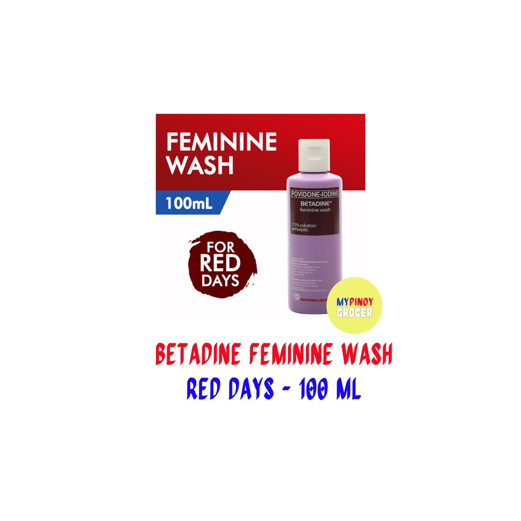 Philippine Product Betadine Feminine Wash 25ml, 50ml, 100ml Shopee Malaysia