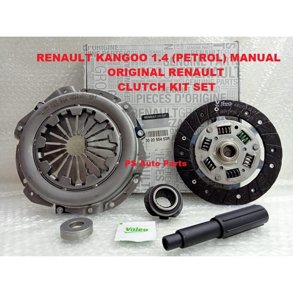 Renault Kangoo 1.4 Manual Petrol Clutch Kit Original Renault Clutch plate 302050453R Renault