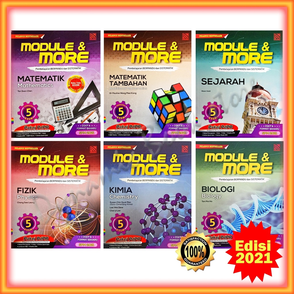 Buku Latihan : Module & More KSSM Tingkatan 5 EDISI 2021 - Matematik ...