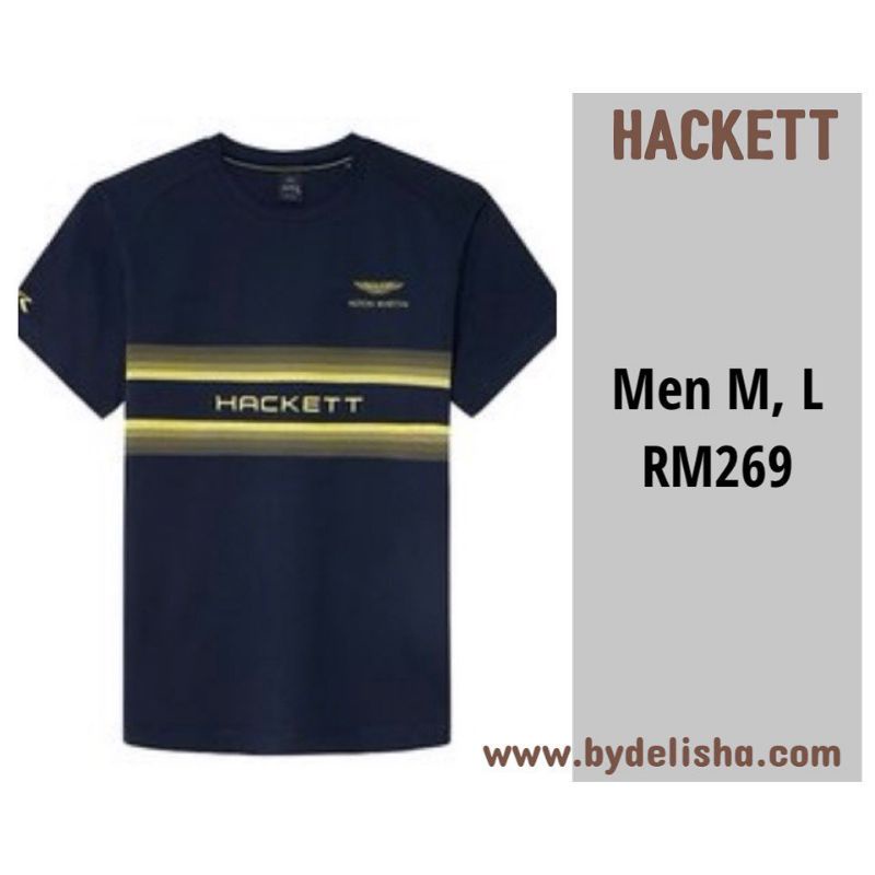 Fabulous Aston Martin by Hackett Grey Orange Stripe Jersey shirt UK XXL NR001
