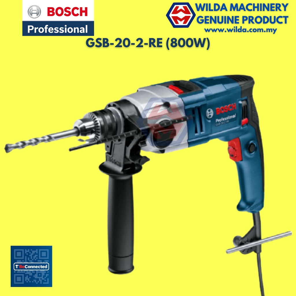 Bosch GSB20-2RE / GSB 20-2 RE Professional Impact Drill Heavy Duty 800W ...