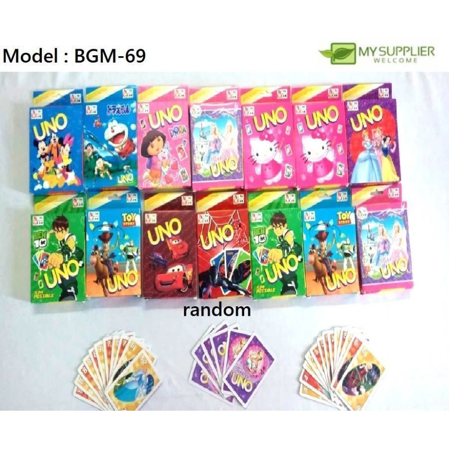 Cartoon UNO Playing Card (Cartoon Not Specified) | Shopee Malaysia