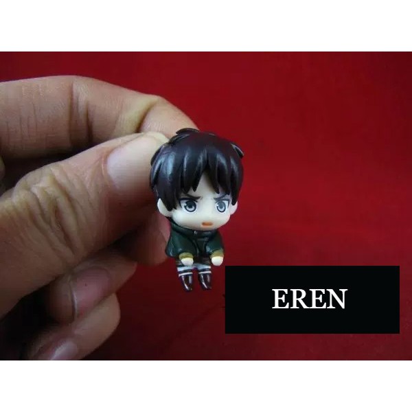 READY STOCK Genuine Bandai Attack On Titan Keyring Gacha Gashapon ...