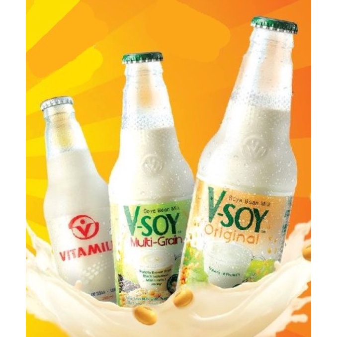 VSoy / Vitamilk Soya Bean Milk 300ml (x1 Bottle) Shopee Malaysia