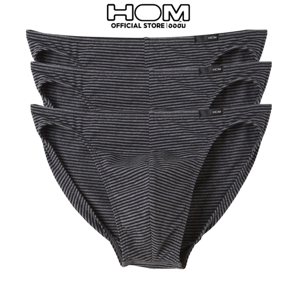 HOM (Auhm) Model 401487-00ZU packs3 Men's Underwear Micro Cotton Fabric ...