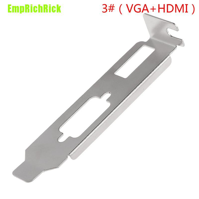Low Profile Bracket Adapter Dvi Hdmi Vga Port For Half Height Graphic