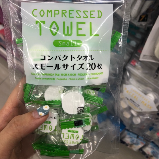 Compressed Towel One Time Towel Disposable Towel Daiso Travel Towel Shopee Malaysia