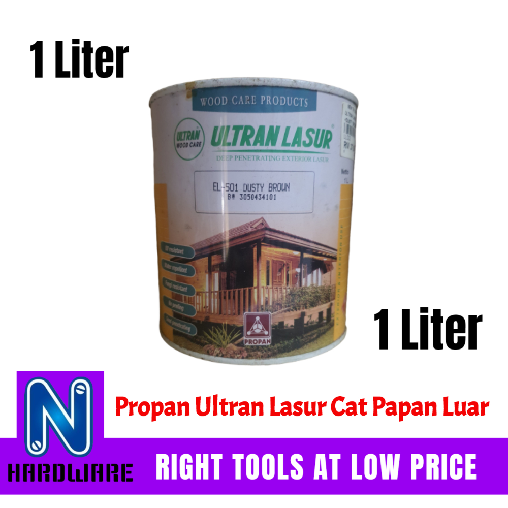 Propan Ultran Lasur Exterior Varnish Cat Varnish Shellac Kayu Luar 1l 1 Liter Shopee Malaysia 5406