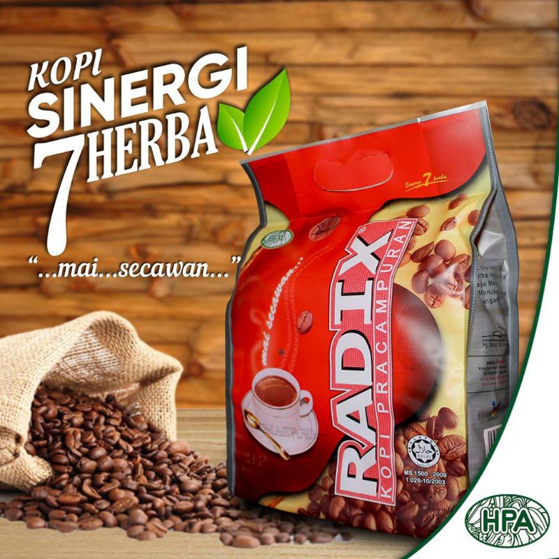 Kopi RADIX (Jumbo)HPA ORIGINAL HQ 23g x 32’s | Shopee Malaysia