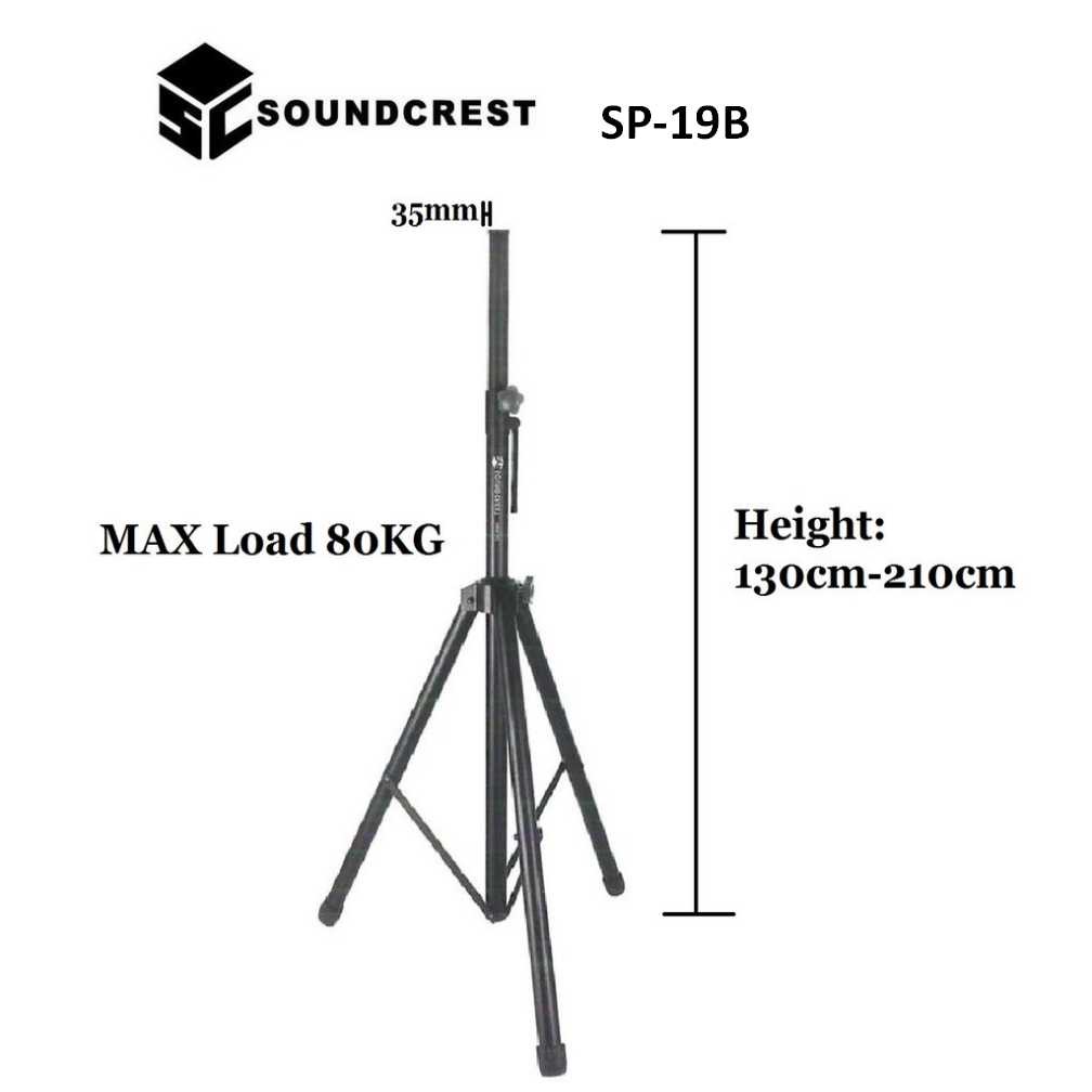 [SOUNDCREST] SP-19B VOCAL SPEAKER STAND | Shopee Malaysia