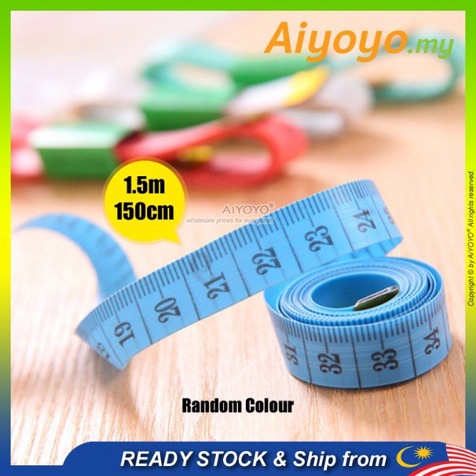 1.5m 150cm Tailor Tape Waist Measuring Tape Soft Ruler Body Measure