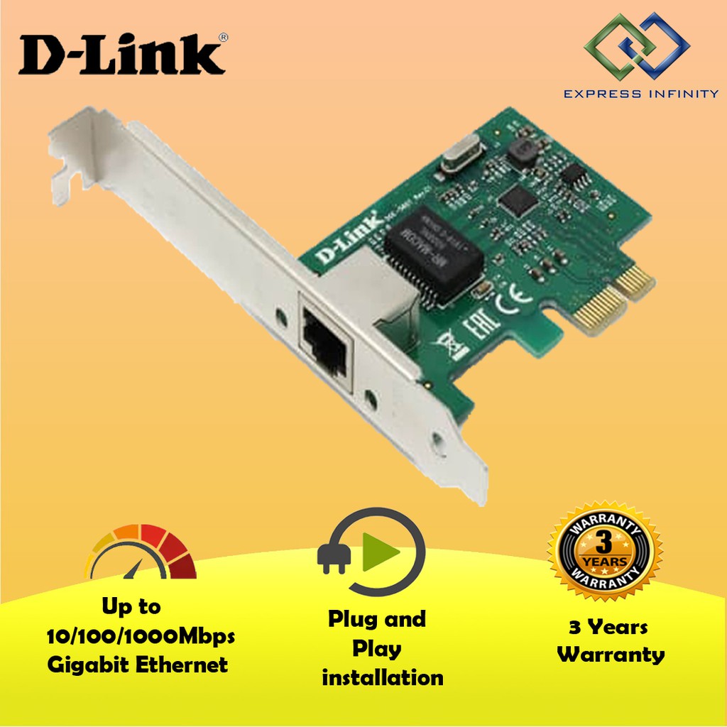 D Link DGE 560T PCI EXPRESS NETWORK CARD GIGABIT ETHERNET ADAPTER DGE 560T Shopee Malaysia