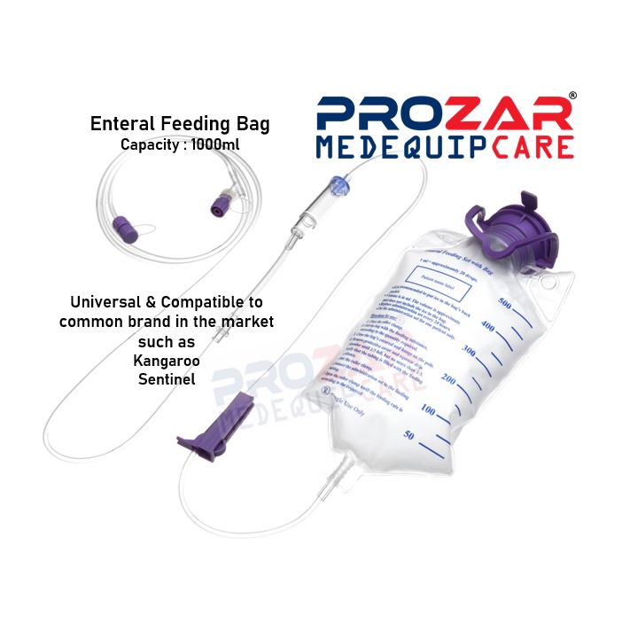 Enteral Feeding Bag Kangaroo, Sentinel Alcor Feeding Pump 1000ml