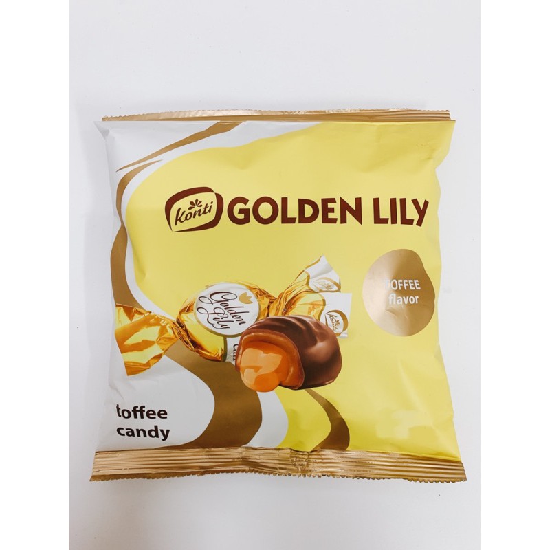 Golden LILY Yellow LILY KONTI Chocolate Candy 500G / Yellow LILY Candy ...