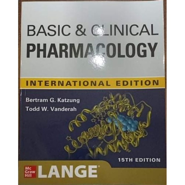 Basic & Clinical Pharmacology 15th & 16th Edition By. Bertram G ...