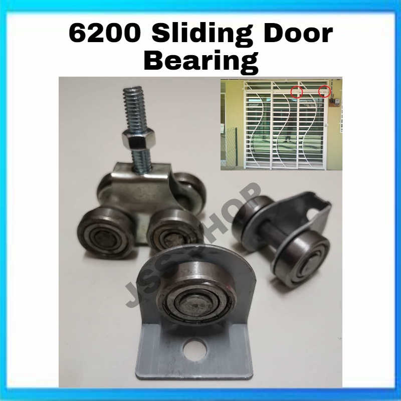 6200 Sliding Door Bearing / Hanging Grill Bearing / Hanging Sliding Door Roller Bearing 1PCS
