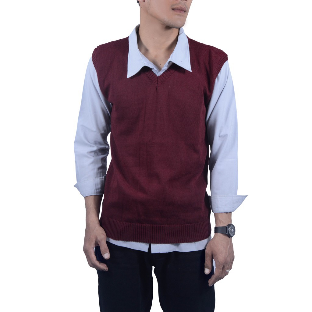 Men's Knitted Vest/Men's Knitted Sweater | Shopee Malaysia