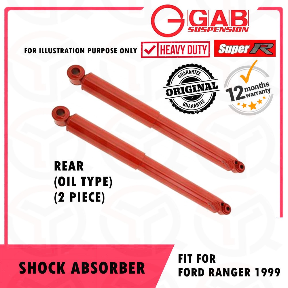 (RED) FORD RANGER 1999-2003 GAB SUPER R PREMIER SPORT REAR ABSORBER ...