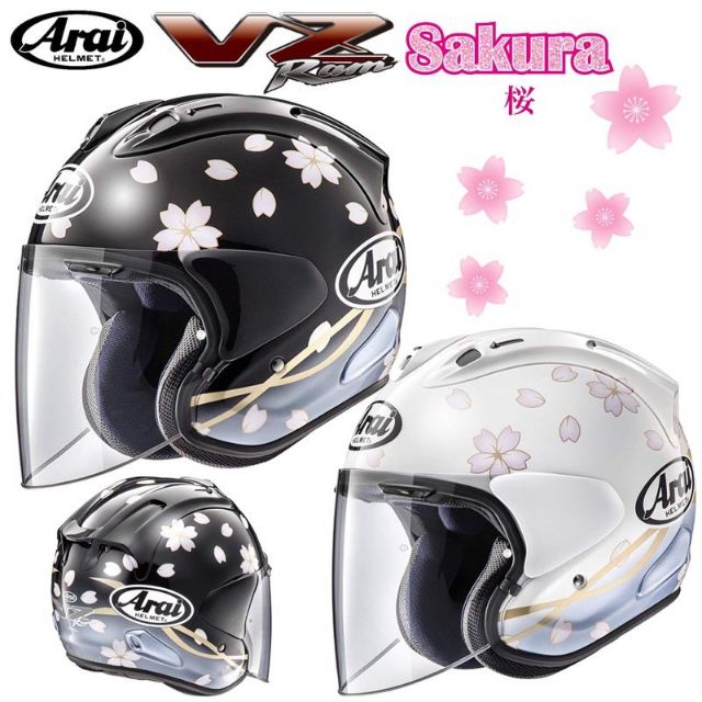 Helmet ARAI VZ-RAM Sakura Original Limited Edition | Shopee Malaysia