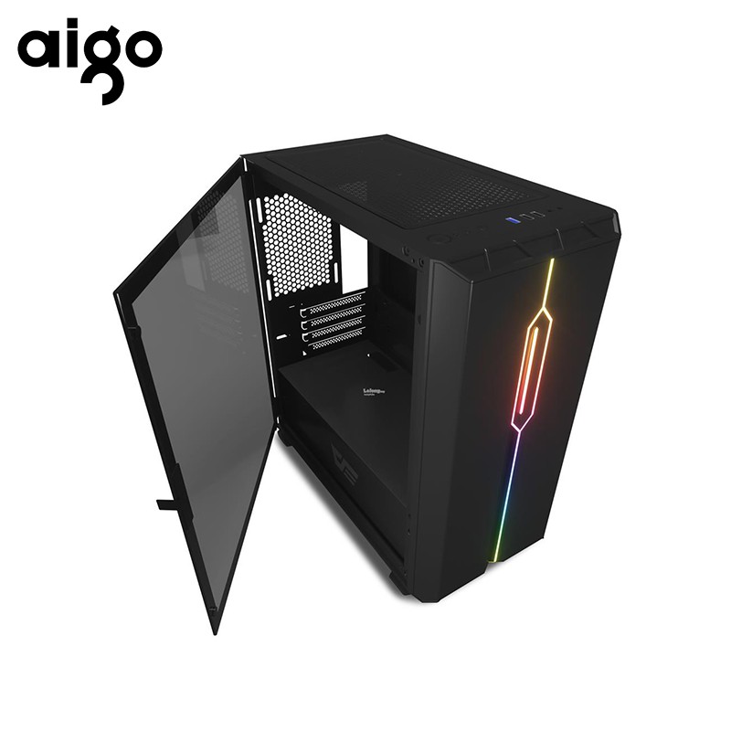 Aigo Darkflash Dlm23 Tempered Glass Matx Computer Case Shopee Malaysia