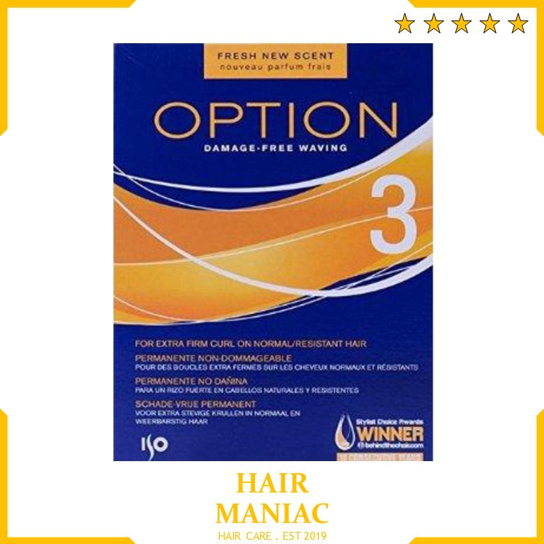 ISO OPTION Perm Lotion (Perming Lotion + Neutralizer + Equalizing Pre