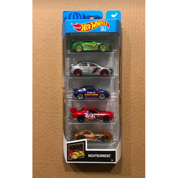 Hot Wheels 2018 Nightburnerz 5 Pack | Shopee Malaysia