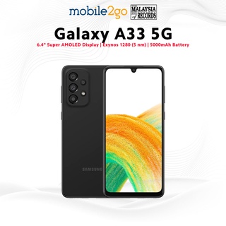 Mobile2Go. Galaxy A33 5G [8GB RAM + 128GB ROM] - Original Samsung Malaysia