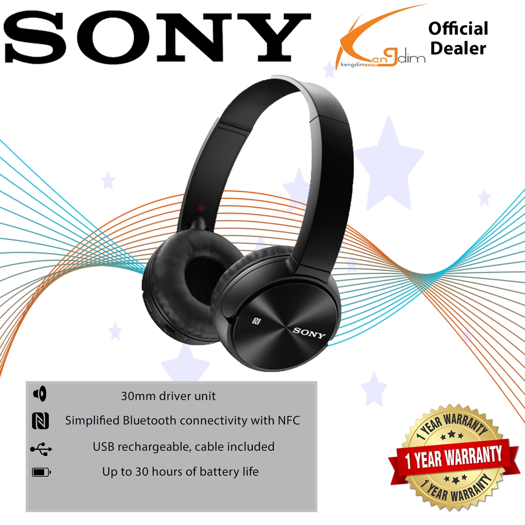 SONY MDR-ZX330BT Bluetooth ヘッドフォン - ヘッドホン