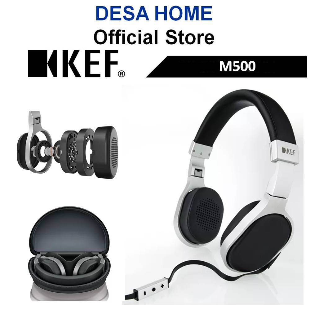 KEF M500 ALUMINUM FRAME ON EAR HEADPHONE Shopee Malaysia