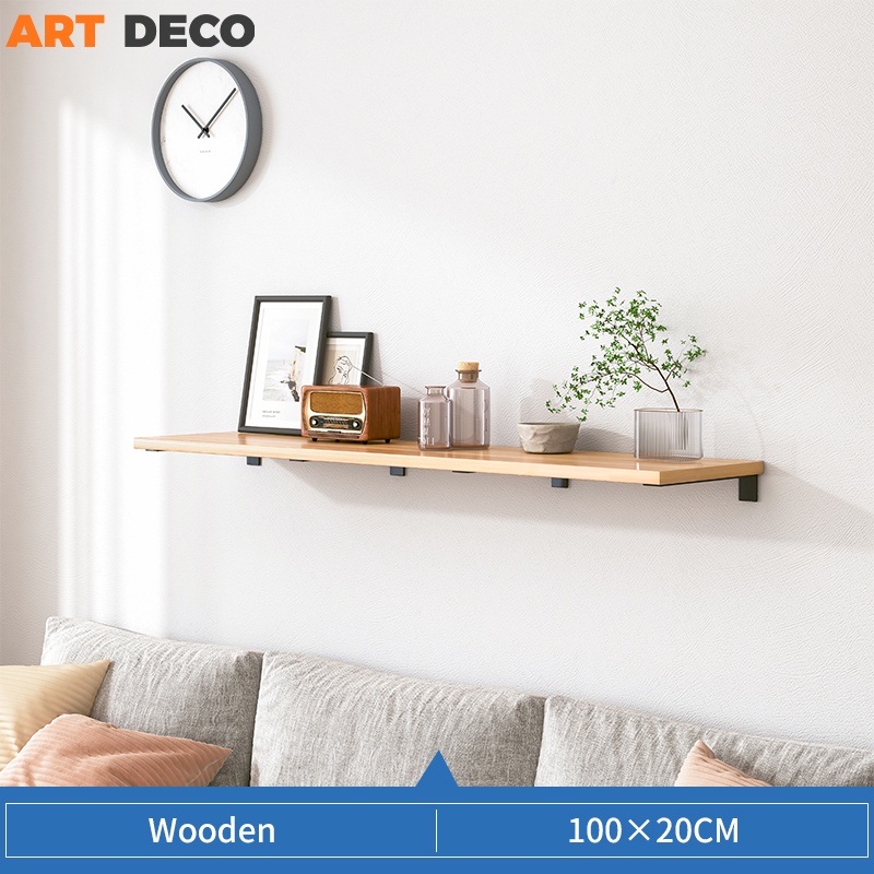 Wall Shelves Rack Living Room Rack Shelf Book Storage Shelf Rak Dinding ...