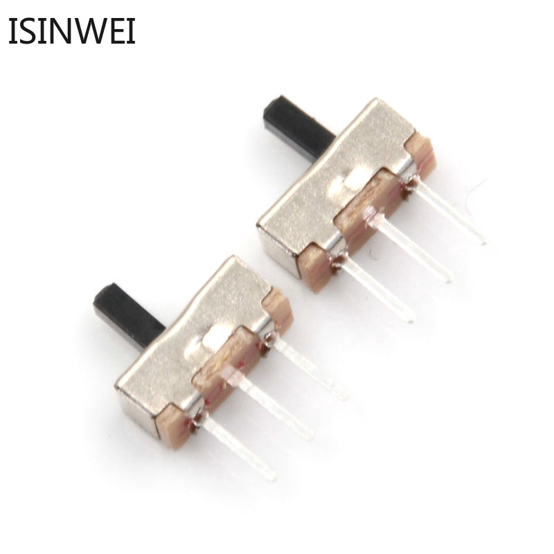 50pcs on-off Slide Switch SS12D00 3pin 1P2T 2 Position High quality ...