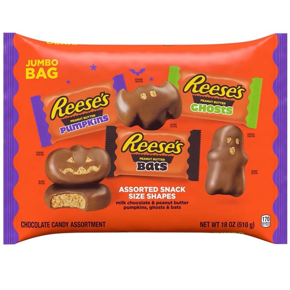 Reese's New Peanut Butter Skeletons For Halloween