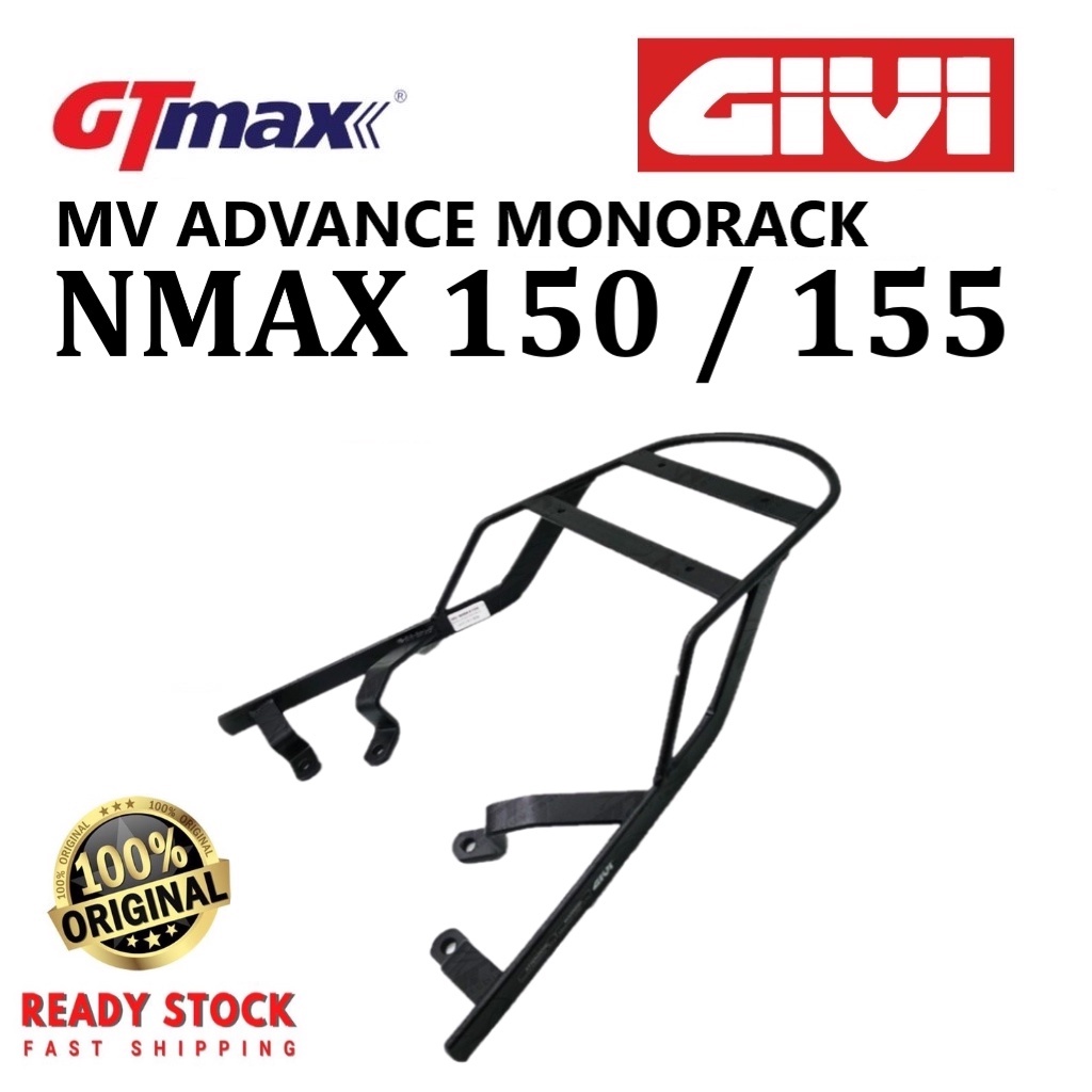 RACK/KAKI GIVI MONORACK MV YAMAHA NMAX V1 150/155 (FOR MODELS BEFORE ...