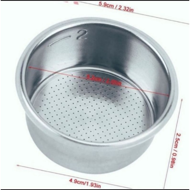 Delonghi filter cup non pressurized portafilter basket Shopee Malaysia