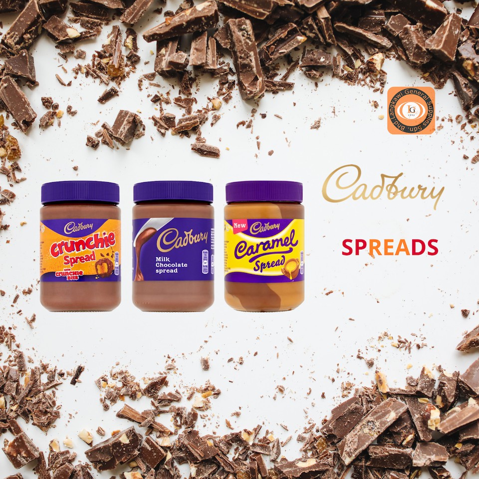 CADBURY SPREAD 400GM MILK CHOCOLATE / CRUNCHI / CARAMEL (exp:2022 ...