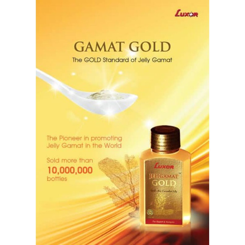 Luxor Jelly Gamat Gold EXP JAN 2026 100% ORIGINAL | Shopee Malaysia