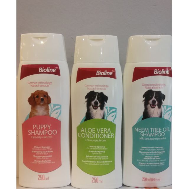 Bioline dog outlet shampoo