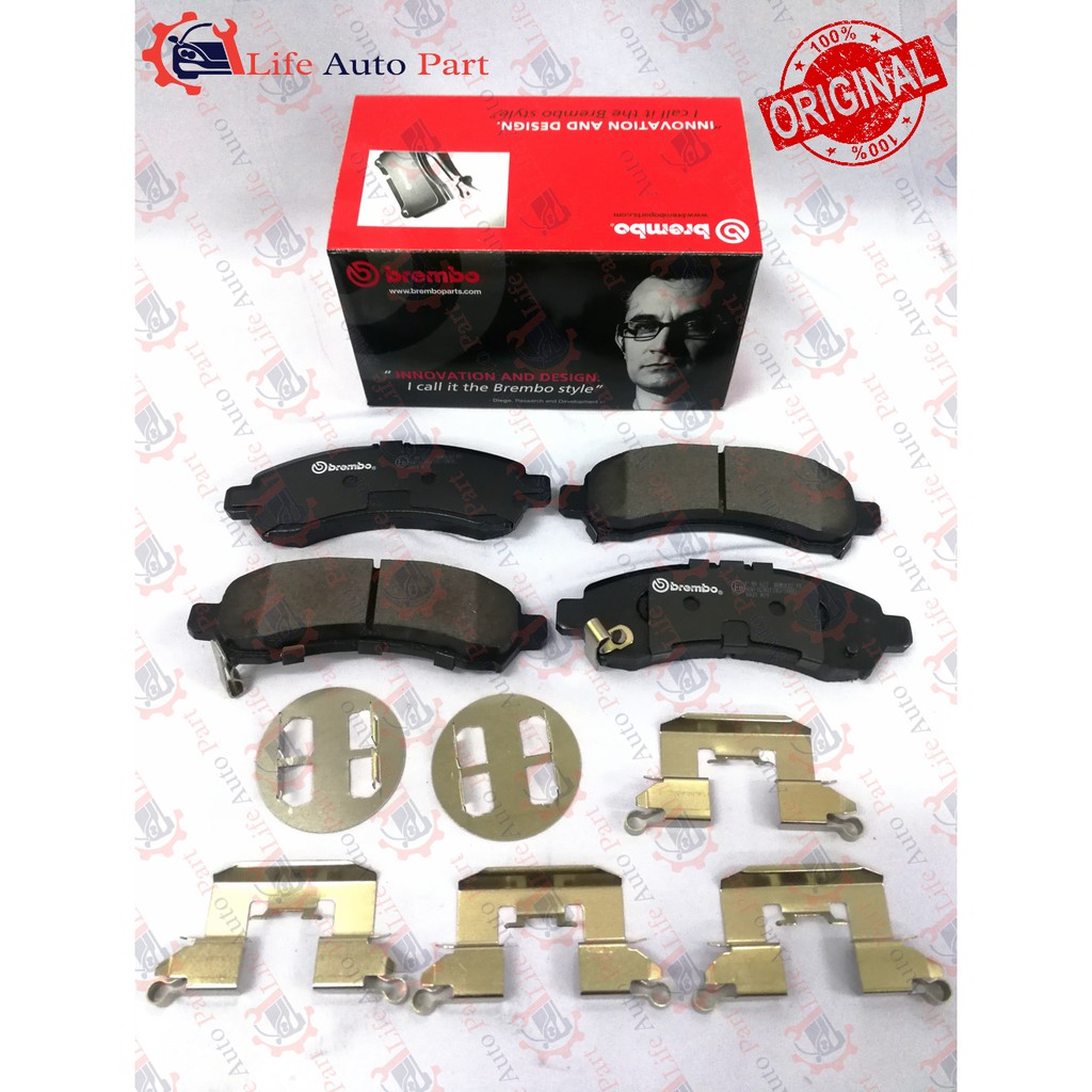 BREMBO FRONT BRAKE PAD MYVI LAGI BEST ICON 1.3 1.5 20112017 AXIA BEZZA