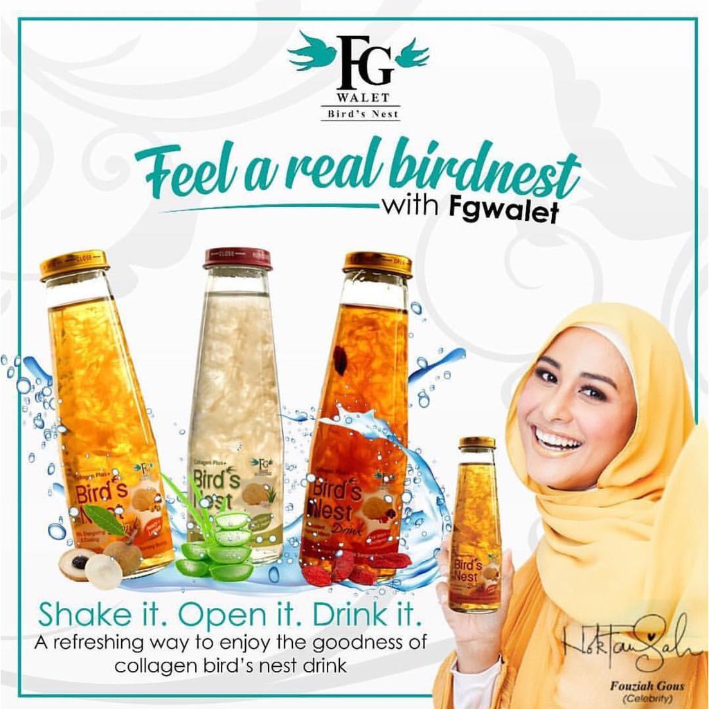FG Walet Bird's Nest Collagen Plus Drink (All Flavours) Shopee Malaysia