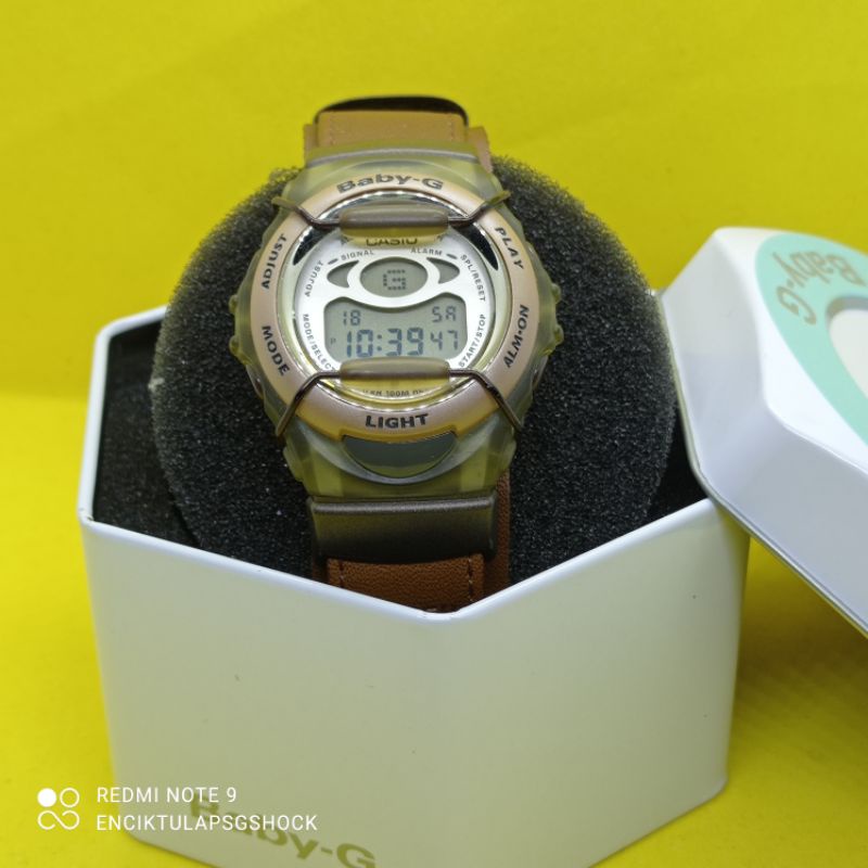 Beautiful Used Original Vintage Casio Baby G BGM 100 Songs Melodies Alarm Tone Jam kanak2 dan wanita