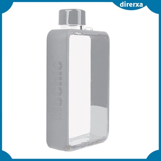 380ml A6 Flat Water Bottle Flask Portable Sleek Sturdy Bottle No-leak Light  Weight Handbag/Purse/Pocket Square Bottle