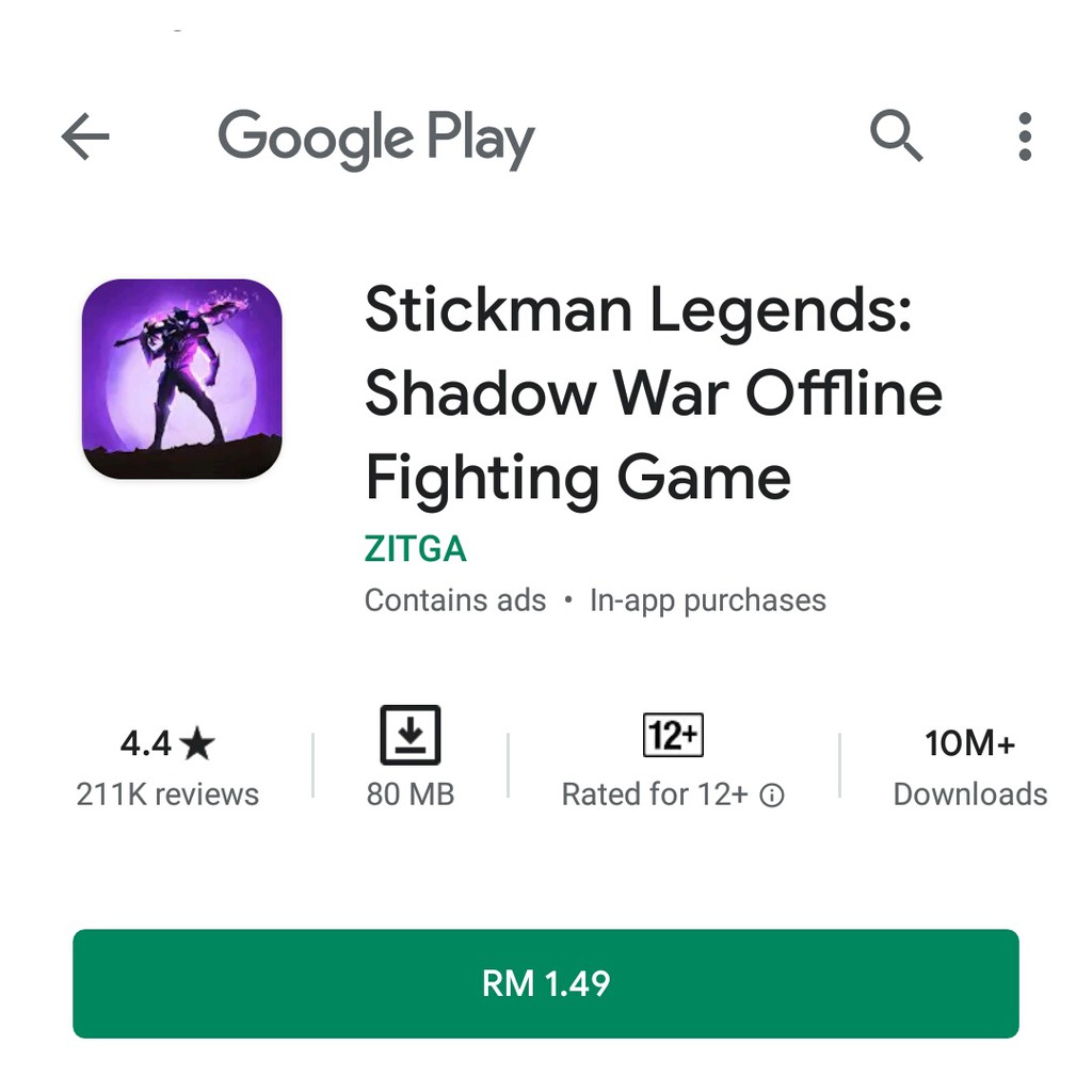 Stickman Legends Shadow War Offline Fighting Game (Mod) Shopee Malaysia